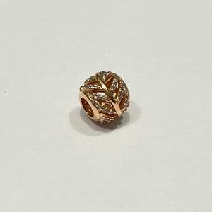 Retired Pandora Rose Light as a Feather Charm